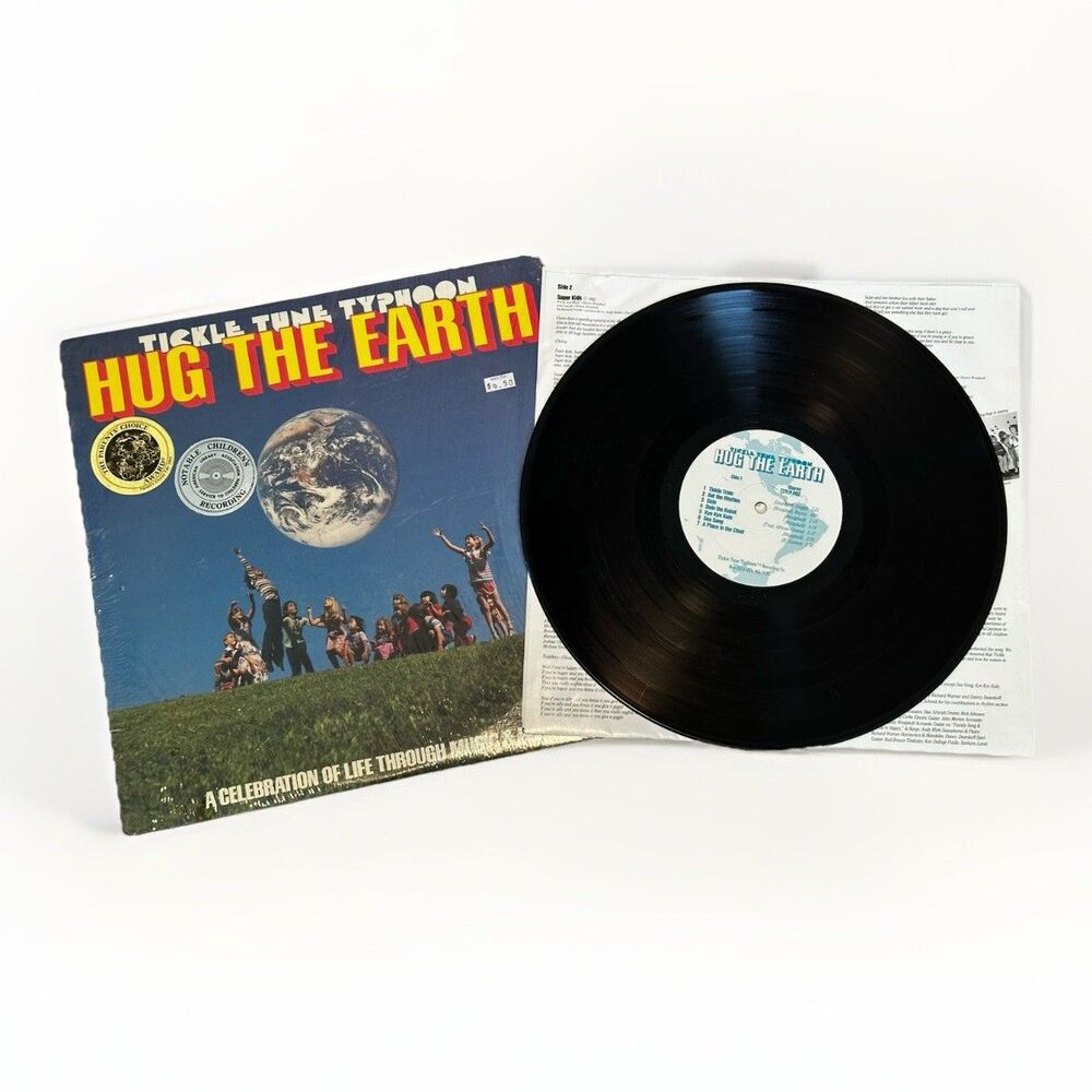 Vintage Tickle Tune Typhoon Hug The Earth Vinyl Record LP 1985